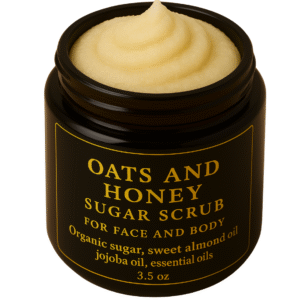 Dynamic Organic Sugar Scrub for Face & Body – Exfoliates & Moisturizes 