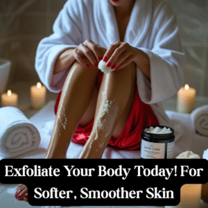 Organic Sugar Scrub for Face & Body – Exfoliates & Moisturizes 