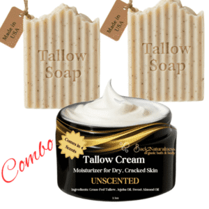 Is beef tallow good for eczema — Back2Naturalness tallow skin care routine soap and cream