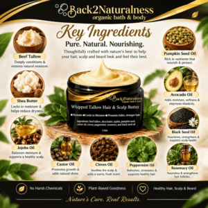 Whipped Tallow Hair & Scalp Butter