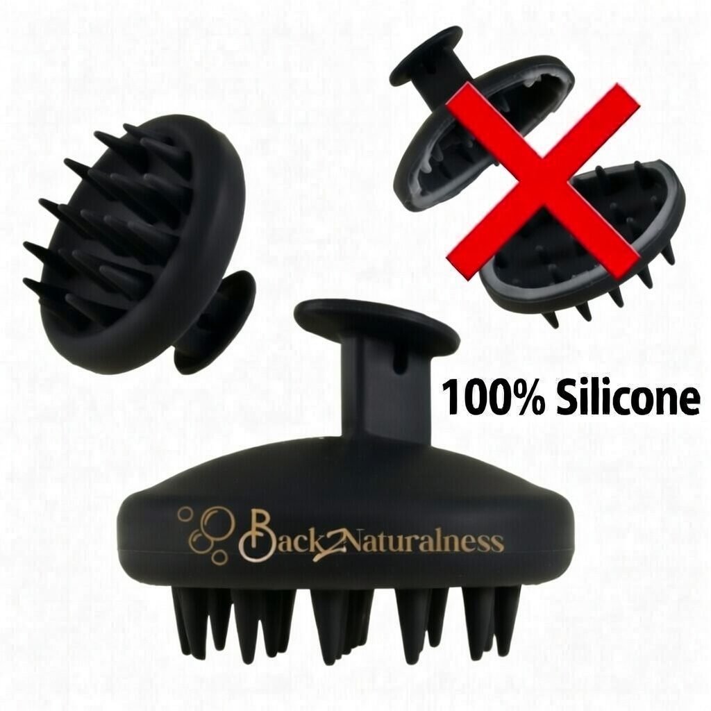 Natural Tallow Skincare for Eczema & Dry Sensitive Skin + Beef Tallow Moisturizing Cream Unscented and silicone scalp massager for hair growth black