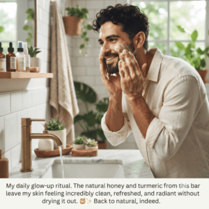 turmeric honey soap 