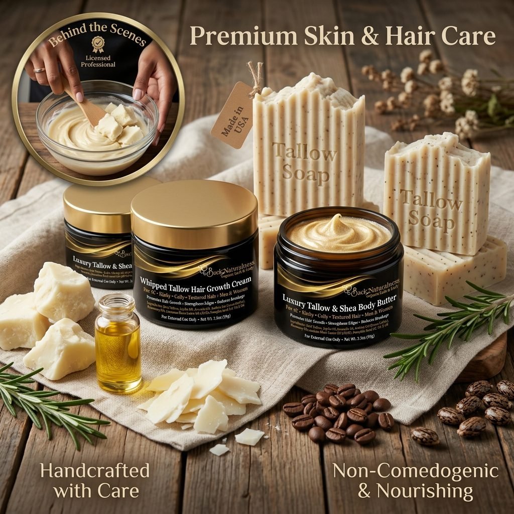 Natural Tallow Skincare for Eczema & Dry Sensitive Skin