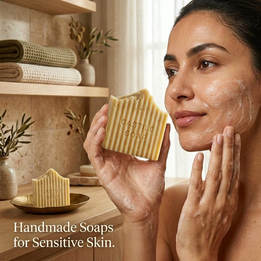 Castile Soap Bars for Sensitive Skin for Women