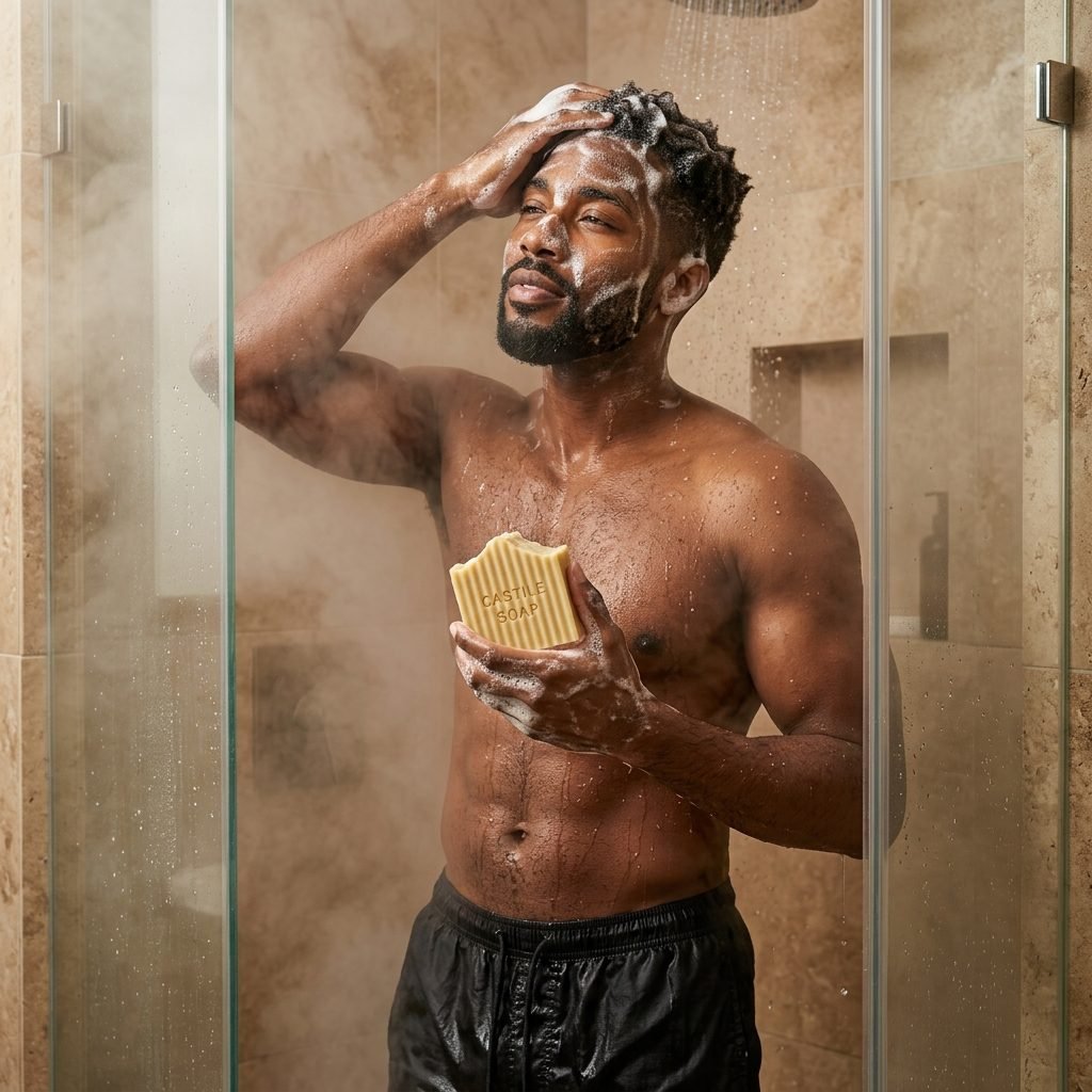 Gentle Castile Soap Bars for Sensitive Skin, 3-Pack | Handmade - Image 2