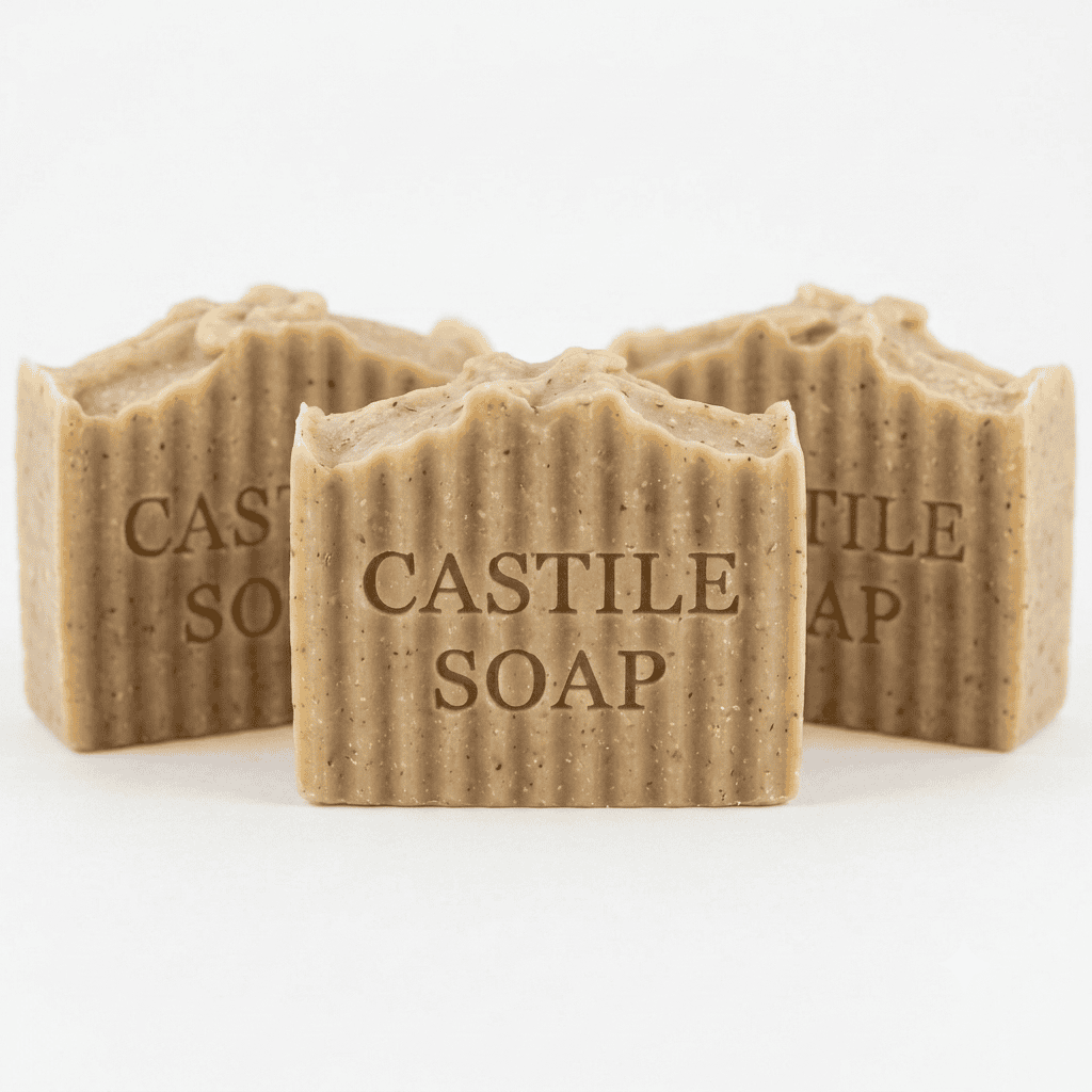 Castile Soap Bars for Sensitive Skin – Unscented 3-Pack