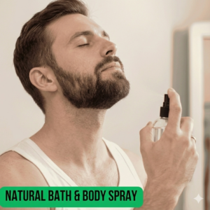 Natural Bath & Body Spray | 3 Ingredients | Linen, Car, Room