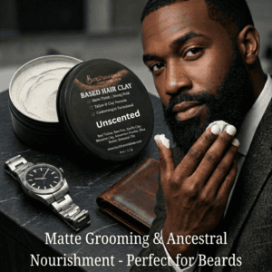 tallow- based hair clay