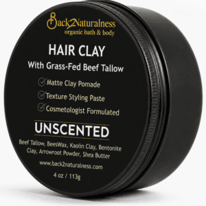 tallow hair clay for men