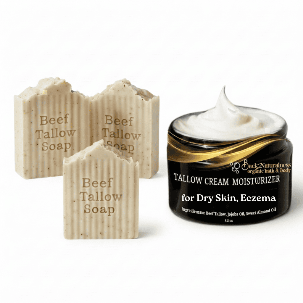 Beef Tallow Combo Set for Dry Skin & Eczema"