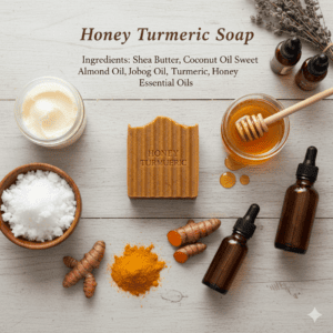 honey turmeric soap bar