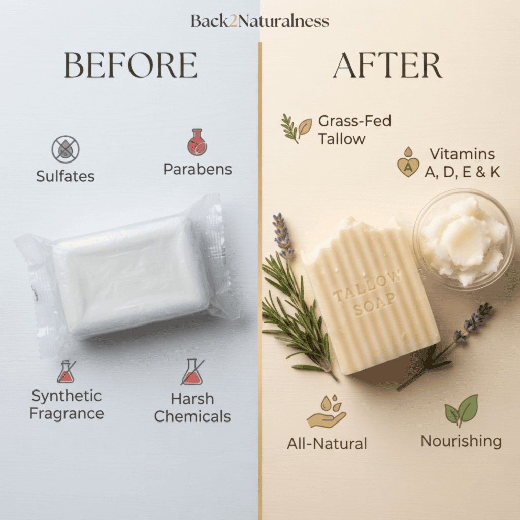 Is beef tallow good for dry skin? 